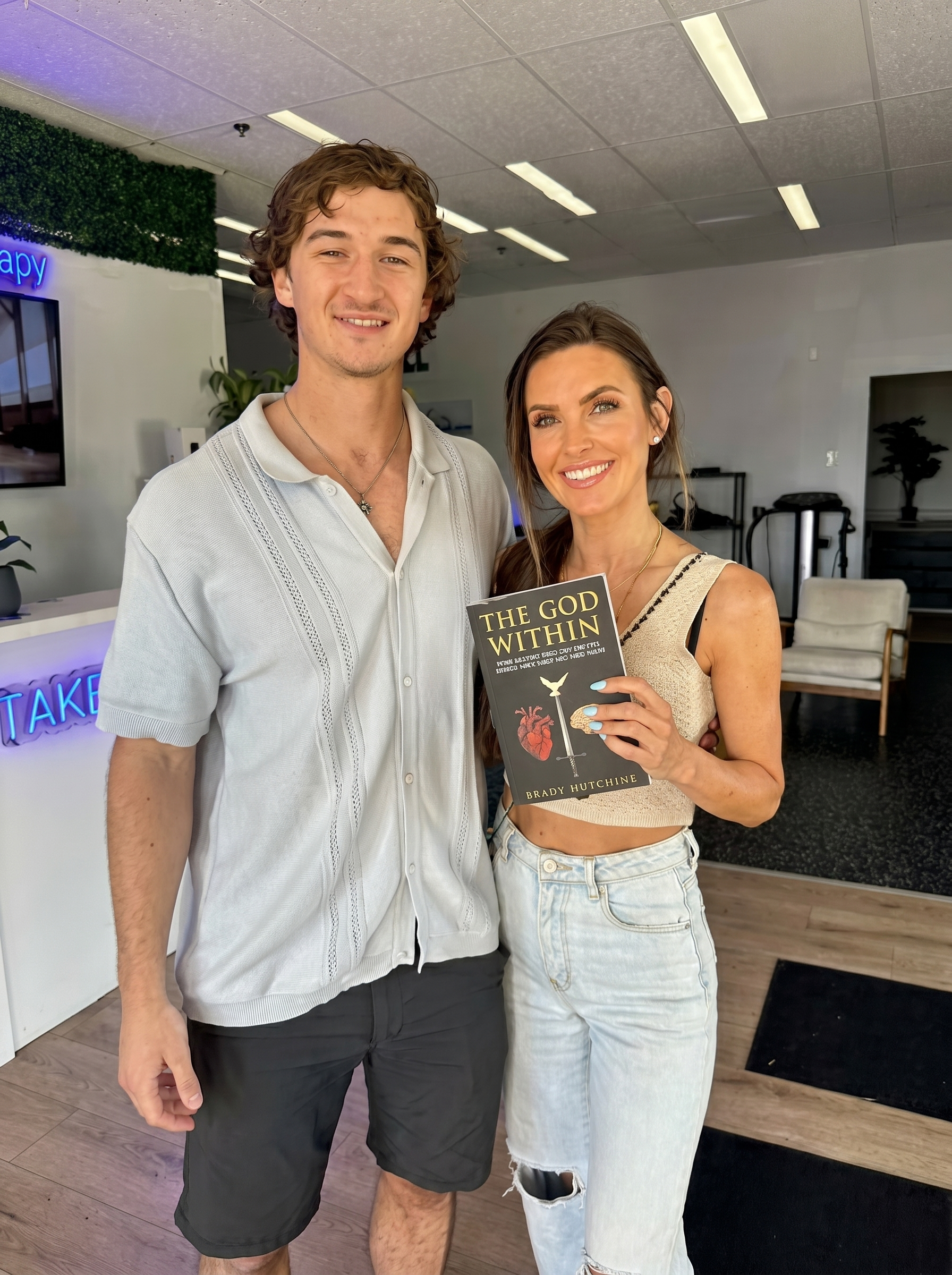 Audrina Patridge and Brady Hutchins with The God Within